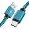 Fast Charging Nylon USB A To Type C Cable 9