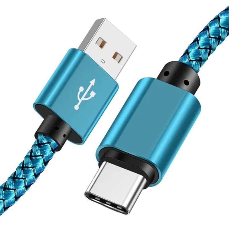 Fast Charging Nylon USB A To Type C Cable 9