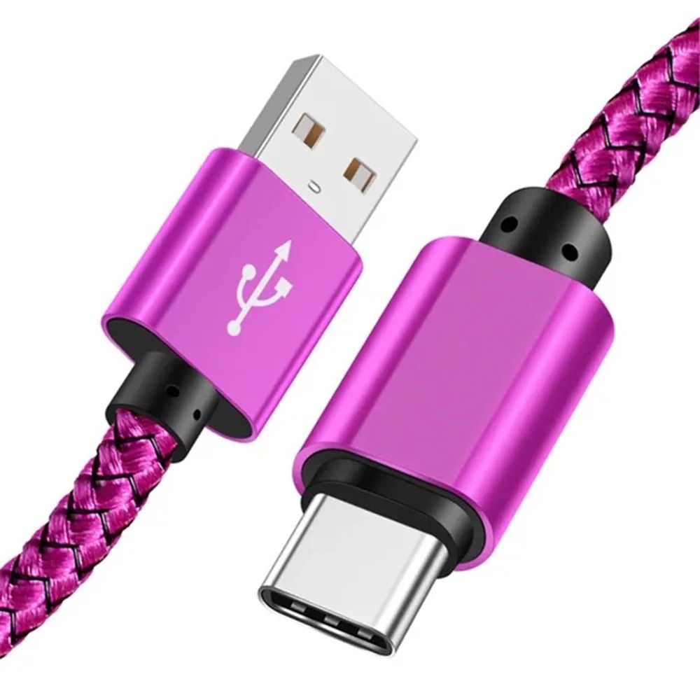 Fast Charging Nylon USB A To Type C Cable 14