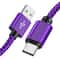 Fast Charging Nylon USB A To Type C Cable 6