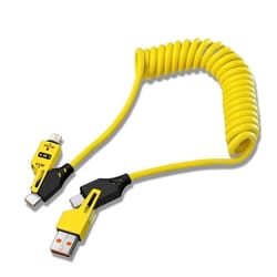 spring coil fast charging data cable