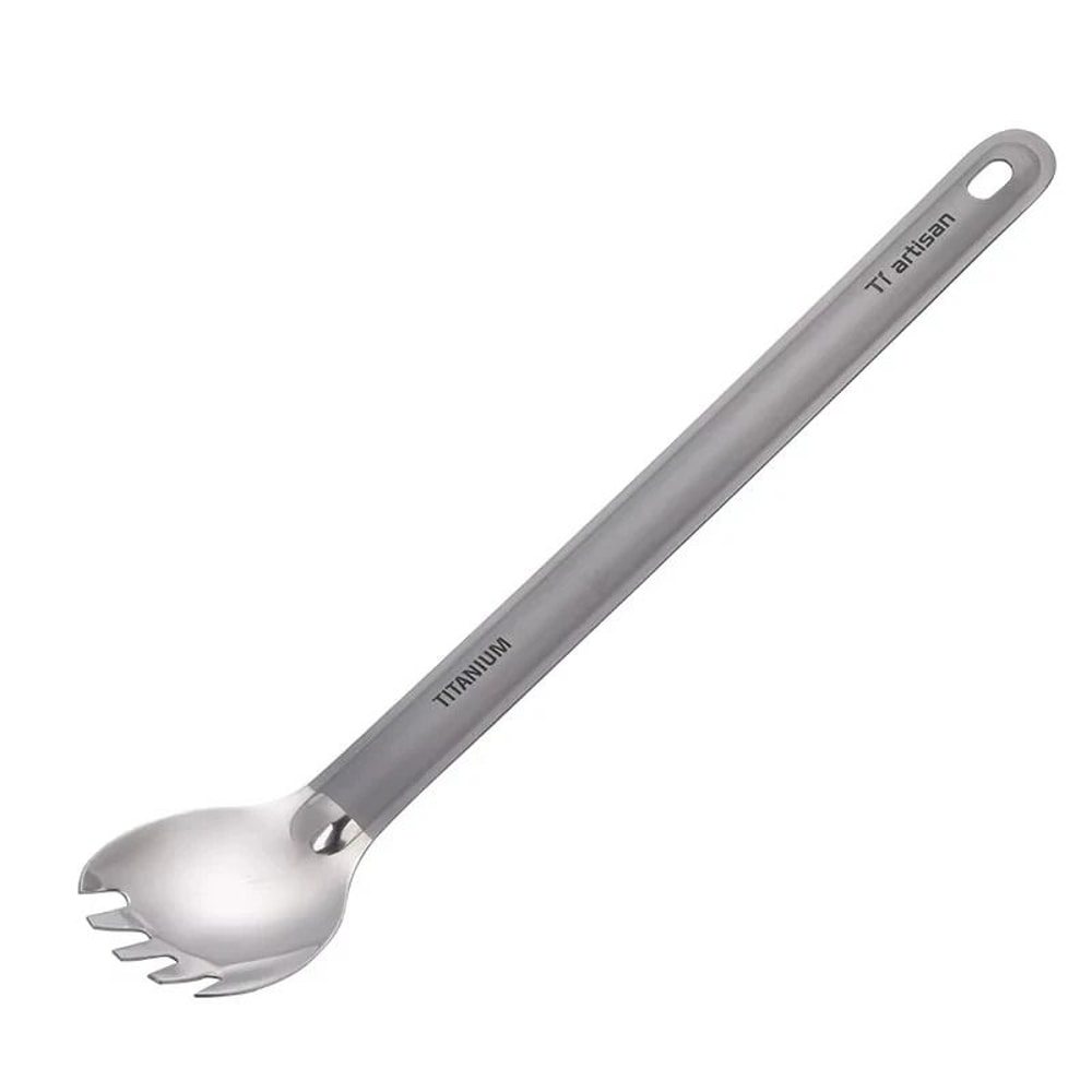 Titanium Long Handle Camping Spork 7