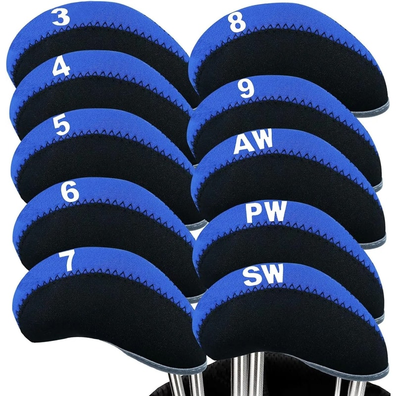 Golf Iron Head Covers 10 Piece Set 0