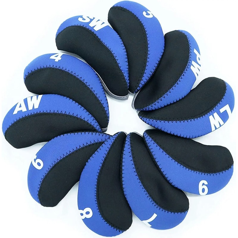 Golf Iron Head Covers 10 Piece Set 1