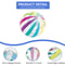 Inflatable Colorful Transparent Beach Ball 3