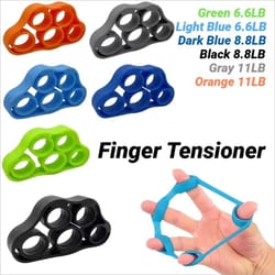 silicone five finger hand exerciser