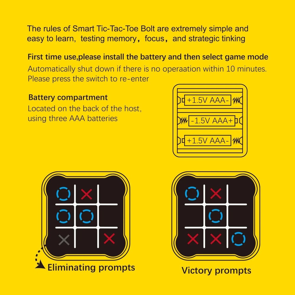 Portable Tic Tac Toe Board Game 3