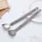 Titanium Long Handle Spork Spoon 1