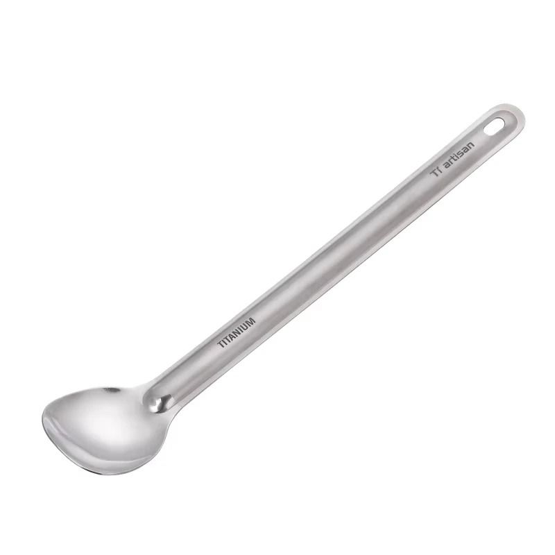 Titanium Long Handle Spork Spoon 6