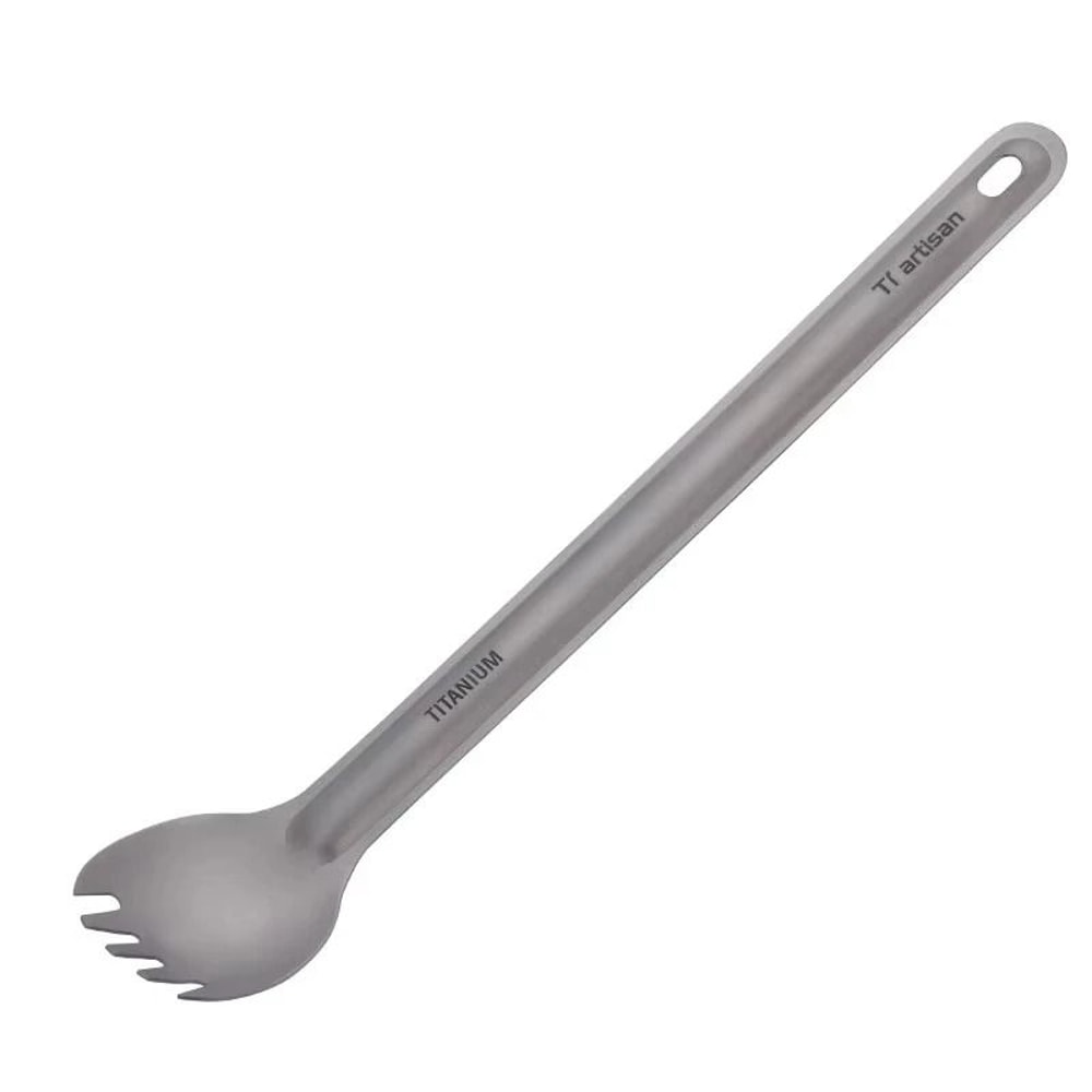 Titanium Long Handle Spork Spoon 8
