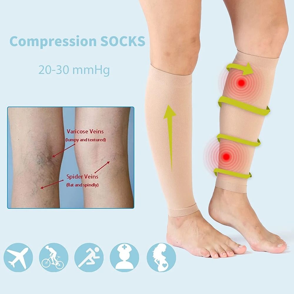 Medical Calf Compression Support Sleeves 2