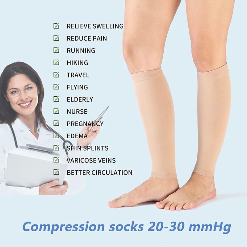 Medical Calf Compression Support Sleeves 3