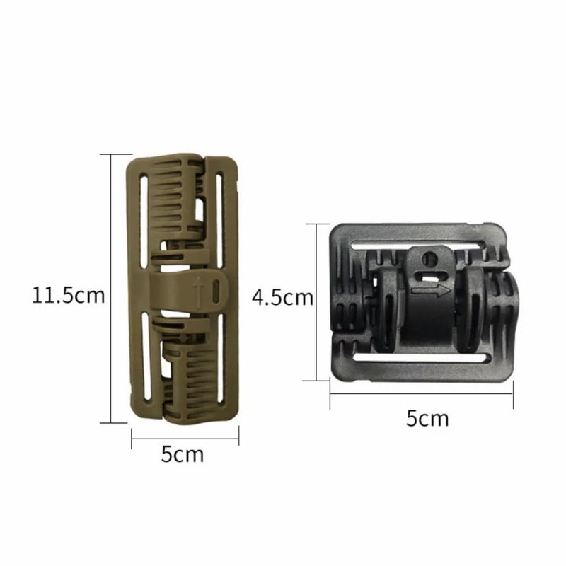Tactical Quick Release Buckle MOLLE Strip Kit 3