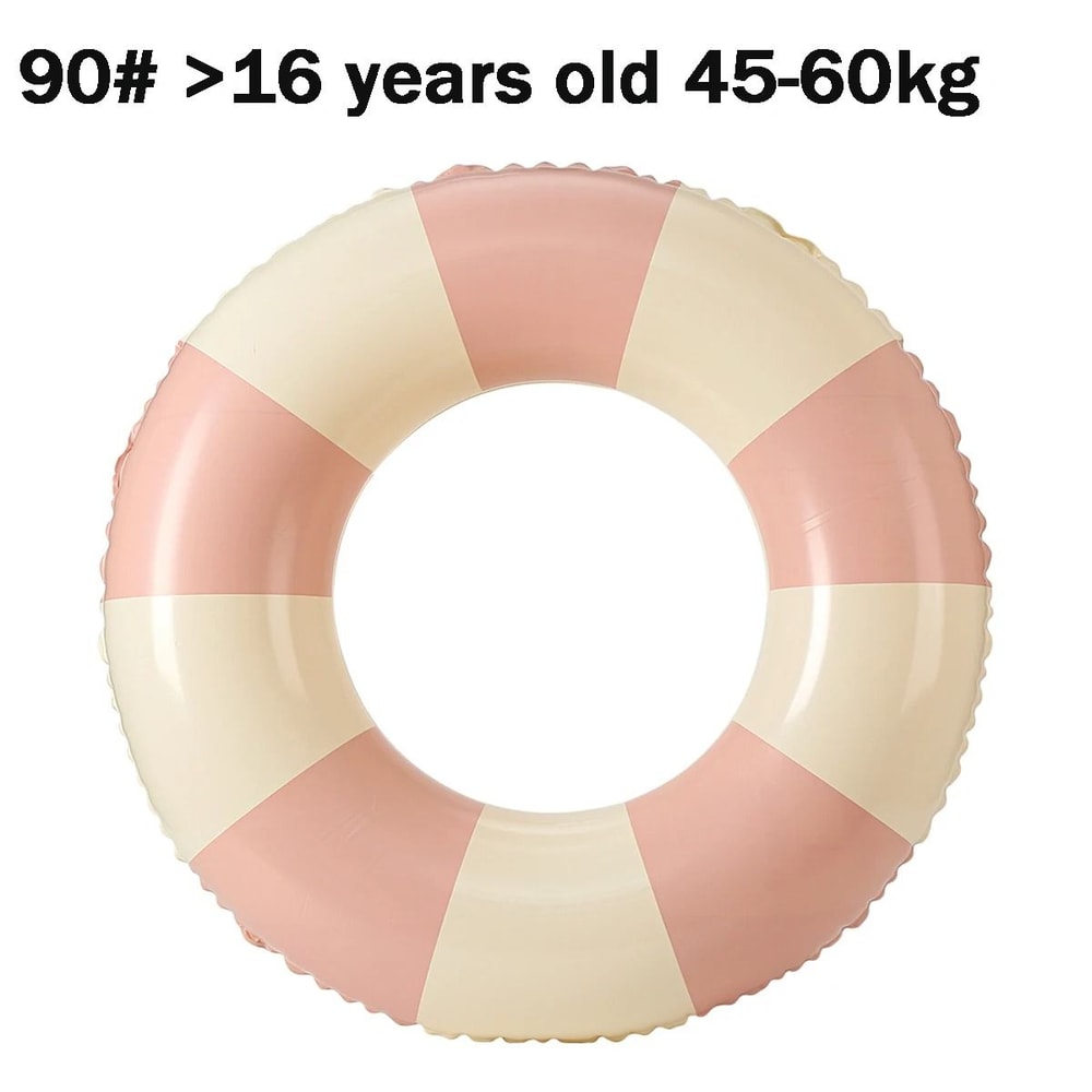 Inflatable Vintage Striped Swimming Ring 10