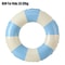 Inflatable Vintage Striped Swimming Ring 7