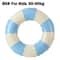 Inflatable Vintage Striped Swimming Ring 19