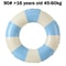 Inflatable Vintage Striped Swimming Ring 20