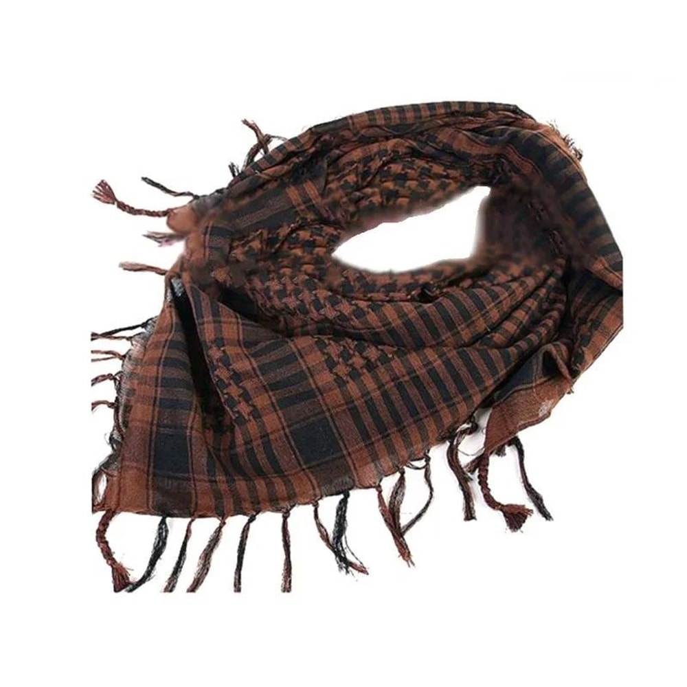 Lightweight Tactical Plaid Scarf 10