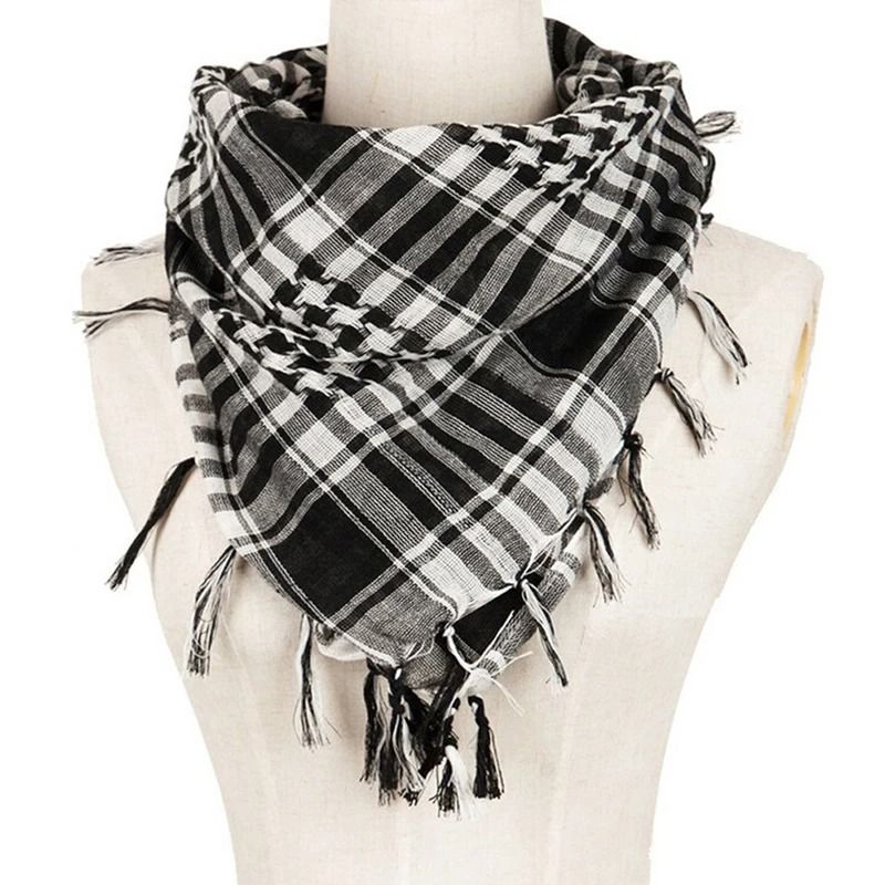 Lightweight Tactical Plaid Scarf 5