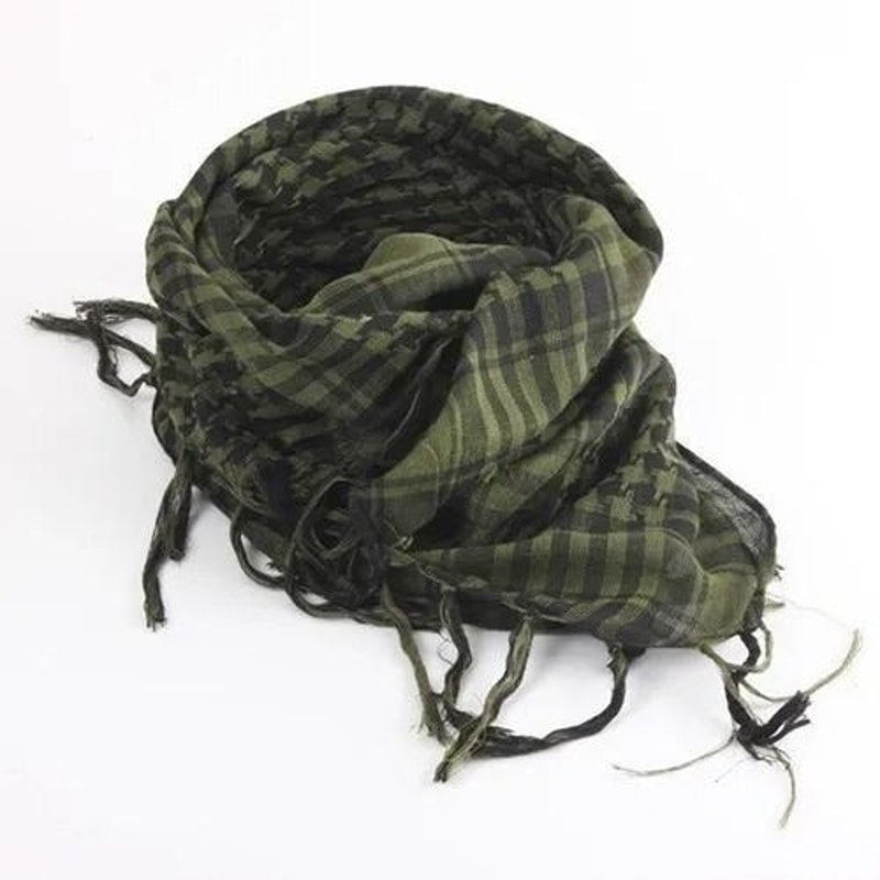 Lightweight Tactical Plaid Scarf 7