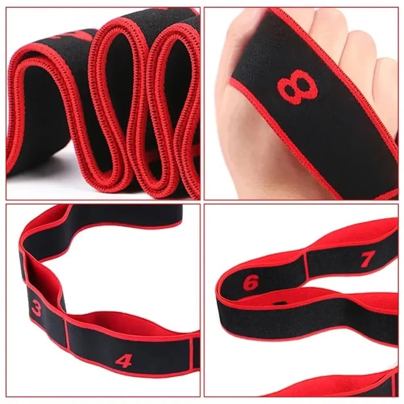 Adjustable Stretching Resistance Yoga Belt 5