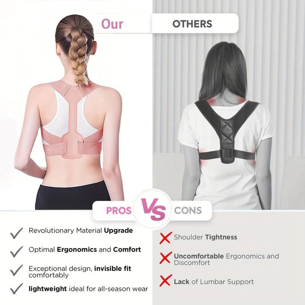 Breathable Adjustable Posture Corrector Belt 2