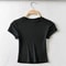 Short Sleeve O Neck Crop Top 2