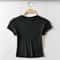 Short Sleeve O Neck Crop Top 5