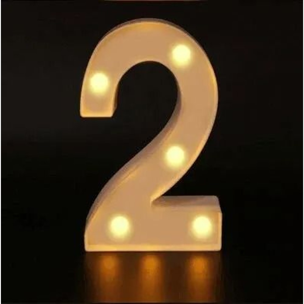 LED Alphabet And Number Decorative Night Light 7