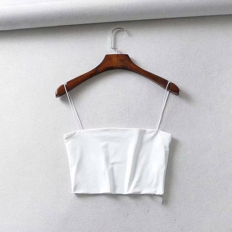 Sleeveless Cotton Crop Tank Top 9