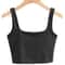 Sleeveless Square Neck Crop Tank Top 1