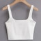 Sleeveless Square Neck Crop Tank Top 4