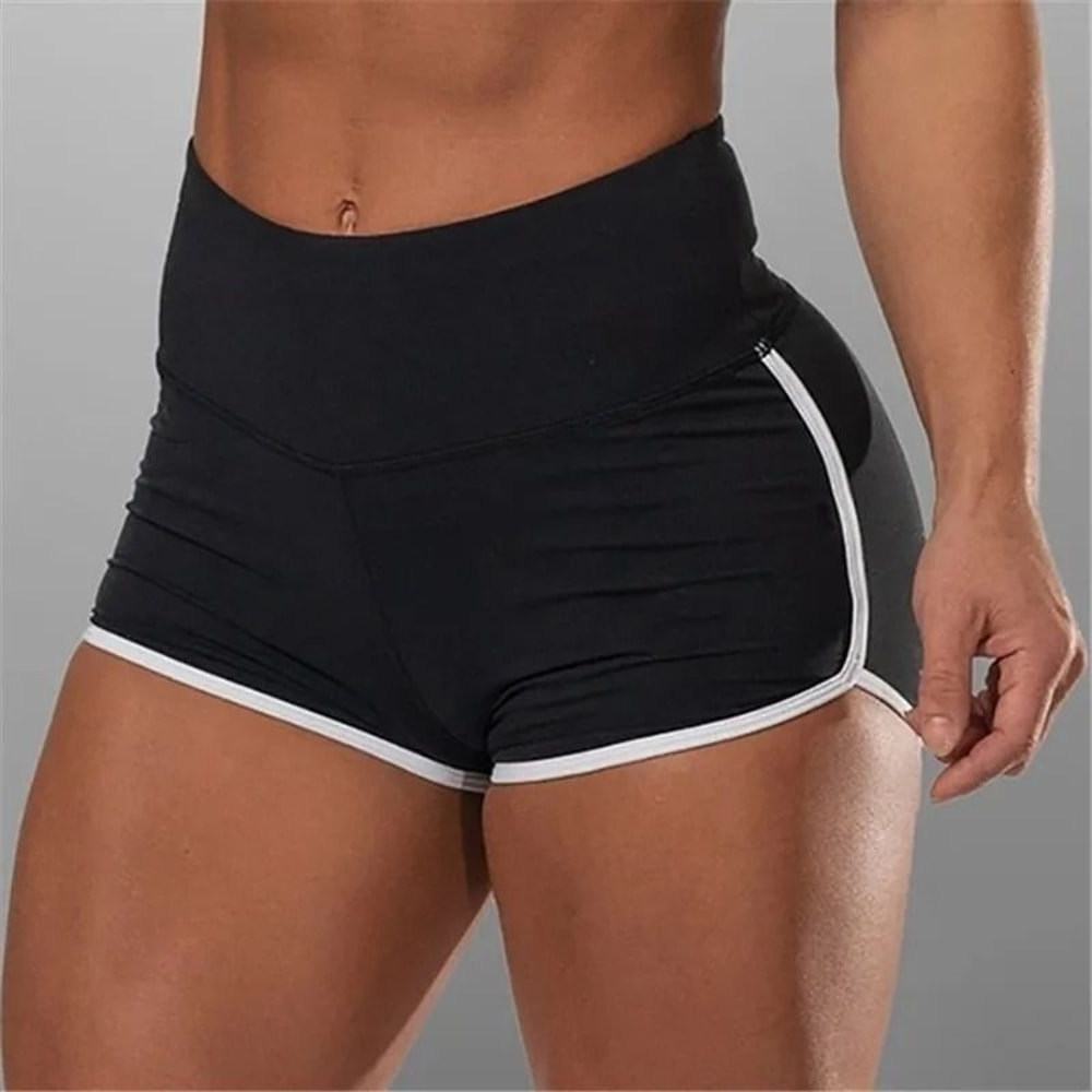 Low Waist Stretchy Yoga Fitness Shorts 1