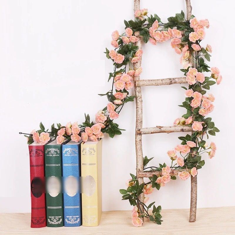 Artificial Rose Vine Garland For Wedding Home And Room Decor 6