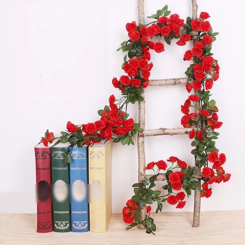 Artificial Rose Vine Garland For Wedding Home And Room Decor 7