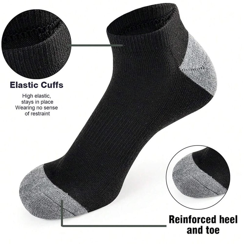 Breathable Low Cut Socks Set For Everyday Comfort And Outdoor Use 4