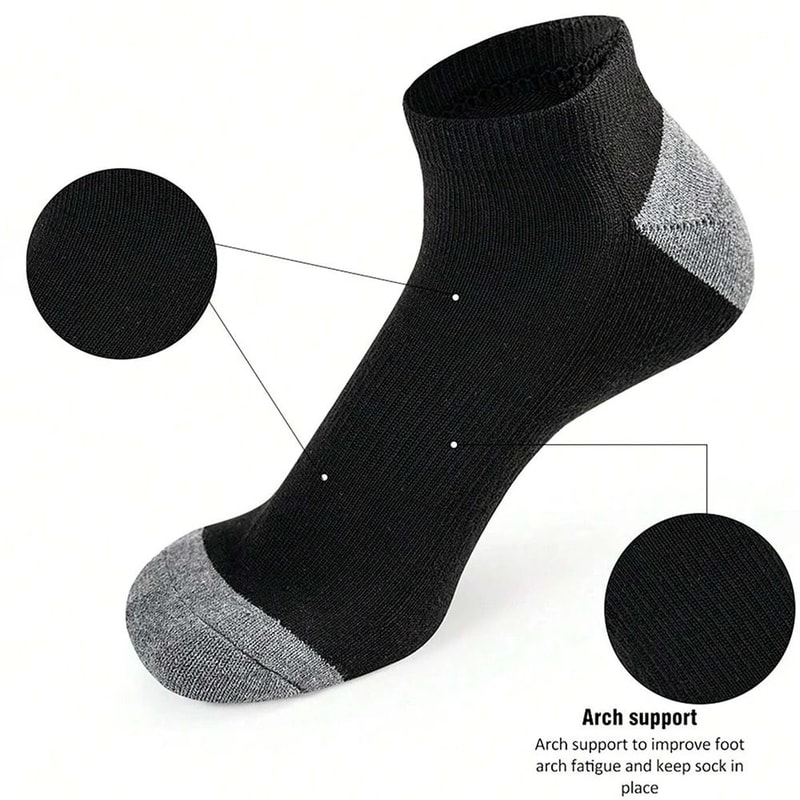 Breathable Low Cut Socks Set For Everyday Comfort And Outdoor Use 5