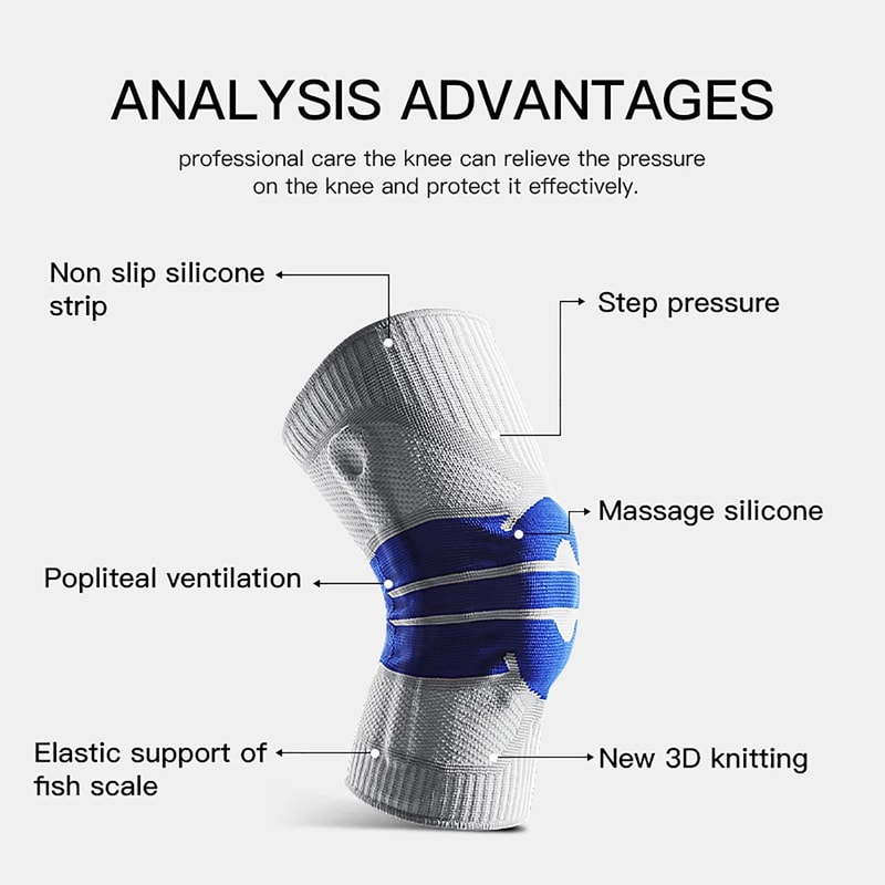 High Elastic Knee Support Brace For Sports And Joint Protection 3
