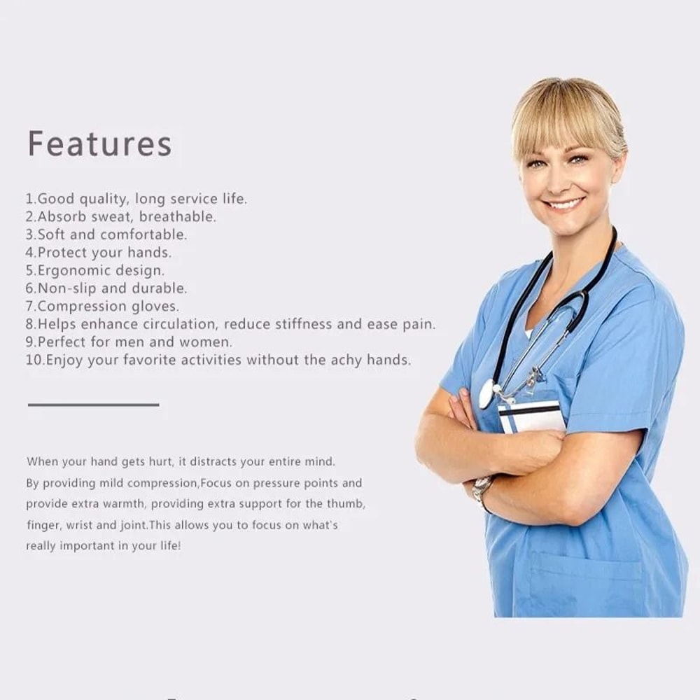 Compression Arthritis Gloves For Joint Pain Relief And Hand Support 4