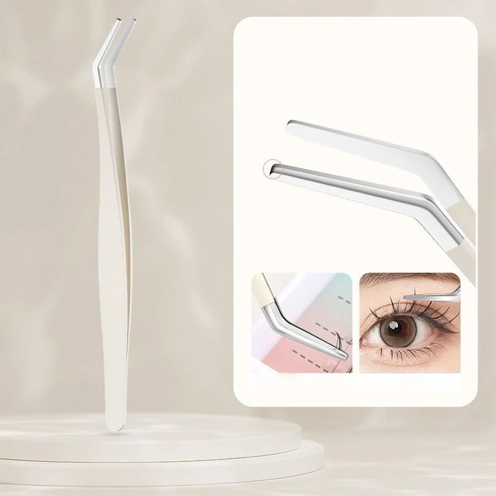 Stainless Steel Eyelash Extension Tweezers For Precision Lash Application 6