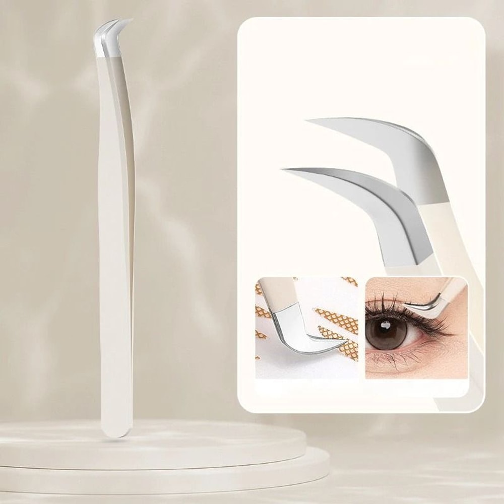 Stainless Steel Eyelash Extension Tweezers For Precision Lash Application 7