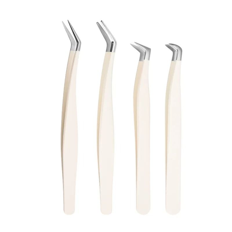 Stainless Steel Eyelash Extension Tweezers For Precision Lash Application 8