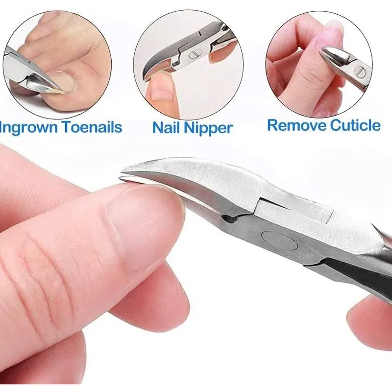 Heavy Duty Stainless Steel Toenail Clippers For Thick And Ingrown Nails 4