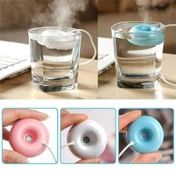 mini donut humidifier and air moisturizer for home and office