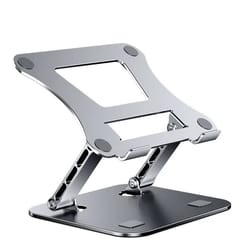 adjustable aluminum laptop stand for desk and tablet use