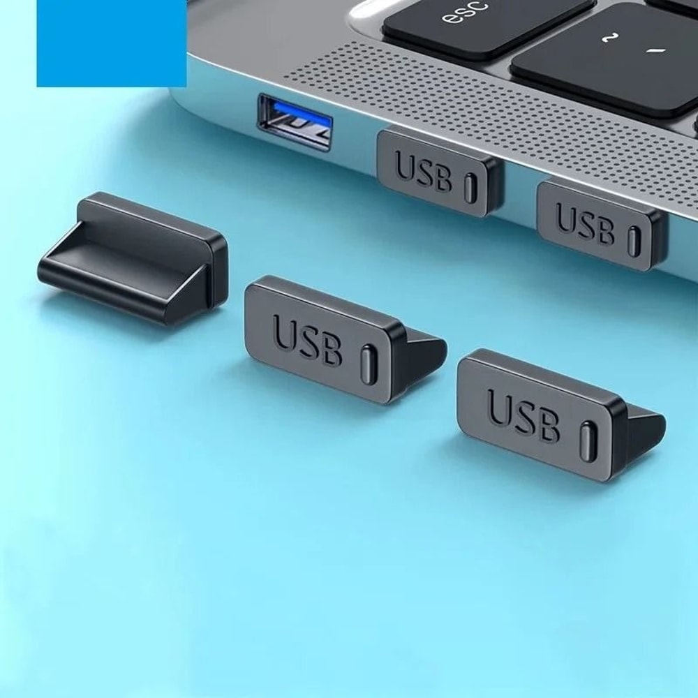 USB A Port Dust Plug Covers For Laptop And Charger Protection 0