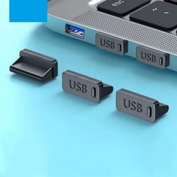usb a port dust plug covers for laptop and charger protection