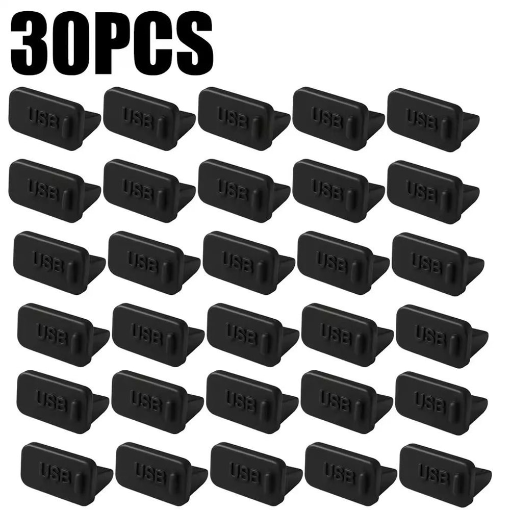 USB A Port Dust Plug Covers For Laptop And Charger Protection 10