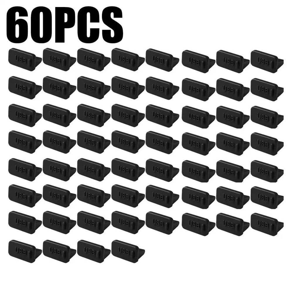 USB A Port Dust Plug Covers For Laptop And Charger Protection 11
