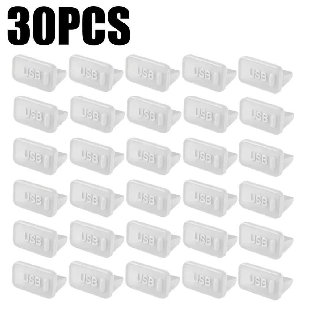 USB A Port Dust Plug Covers For Laptop And Charger Protection 14